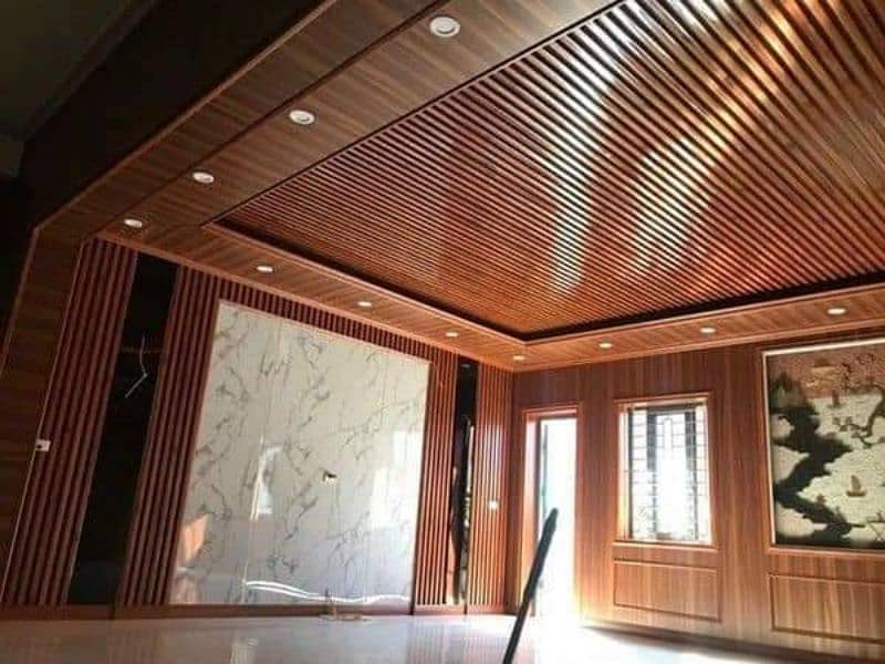 Wallpaper,pvc panel,wood&vinyl floor,kitchen,led rack,ceiling,blind 18
