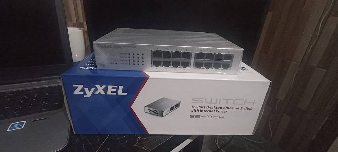 16- Port Network Switch Brand new box pack with out warranty 1
