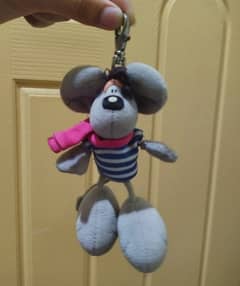 Diddle Mouse Plush Keychain - 5inch 0