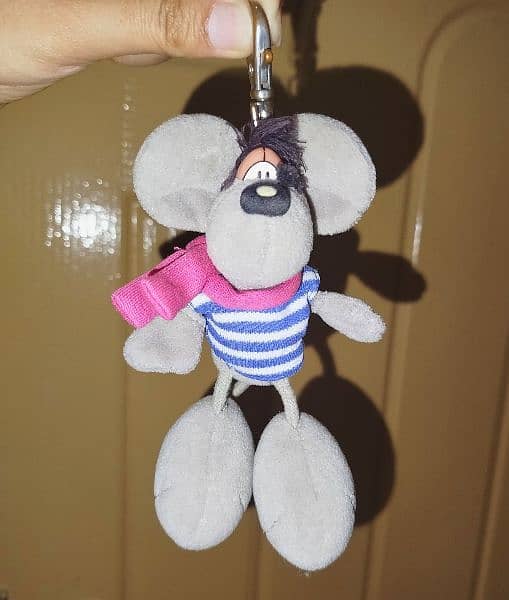Diddle Mouse Plush Keychain - 5inch 1