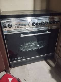Cooking range with grilled oven 34 × 20 inch