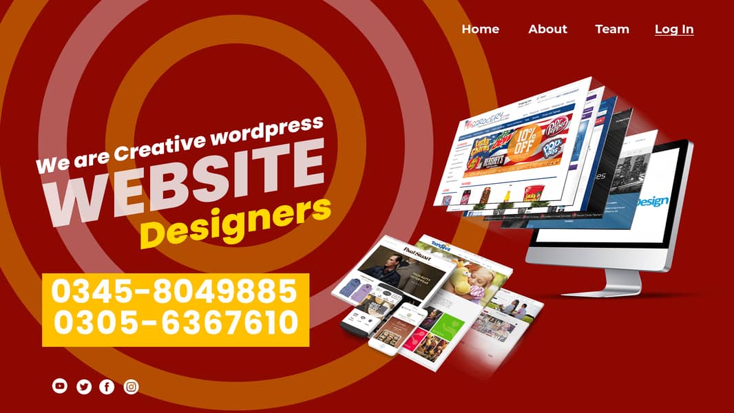 Graphic Designer, Website Developer, Video Editing Services Low Price 5