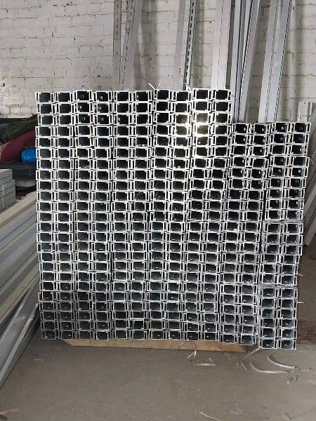 Aluminum Solar Structure P1/L1 with Mid End Clumps Complete Set 11