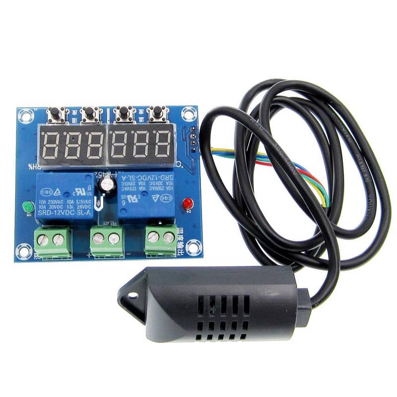XH-M452 LED Digital Thermostat Temperature Humidity Controller Relay 1