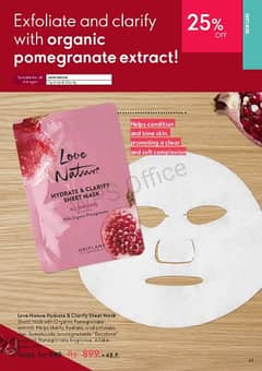 Love Nature Hydrate & Clarify Sheet Mask