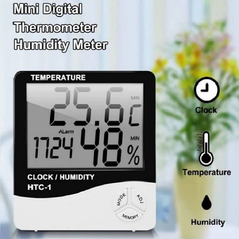 HTC-1 High Quality QC Passed Room Indoor Digital Temperature Humidity 2