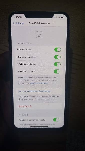 iPhone xsMax PTA approve 10/9.5 battery health 88% 5