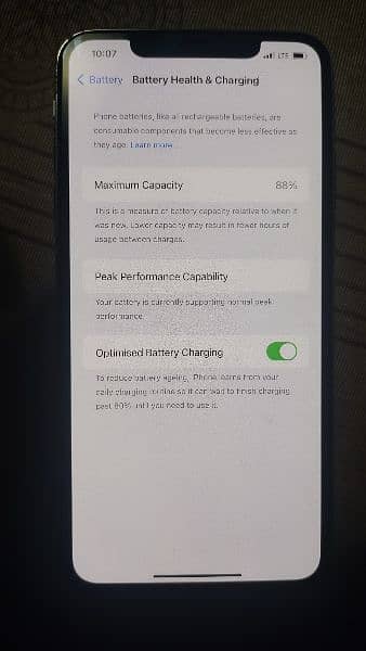iPhone xsMax PTA approve 10/9.5 battery health 88% 7