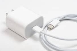 iphone original 20w adapter and lightning cable