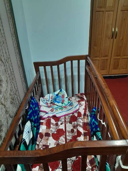 wooden baby cot best quality 2