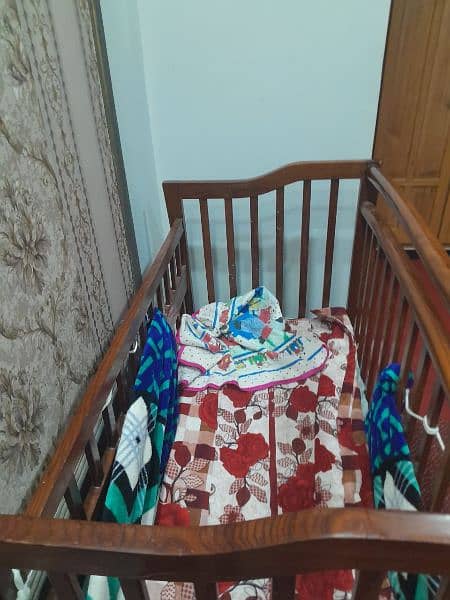 wooden baby cot best quality 3
