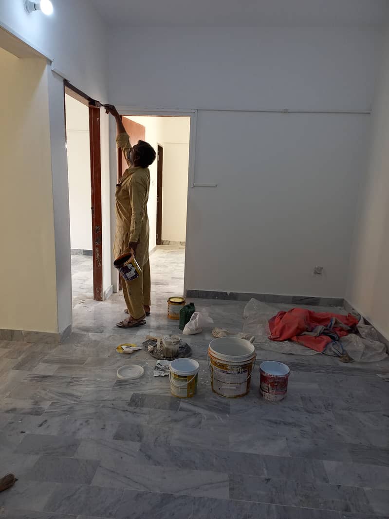 New renovated aprtmnt. Malir Rafa e aam 4th floor with lift parking 13