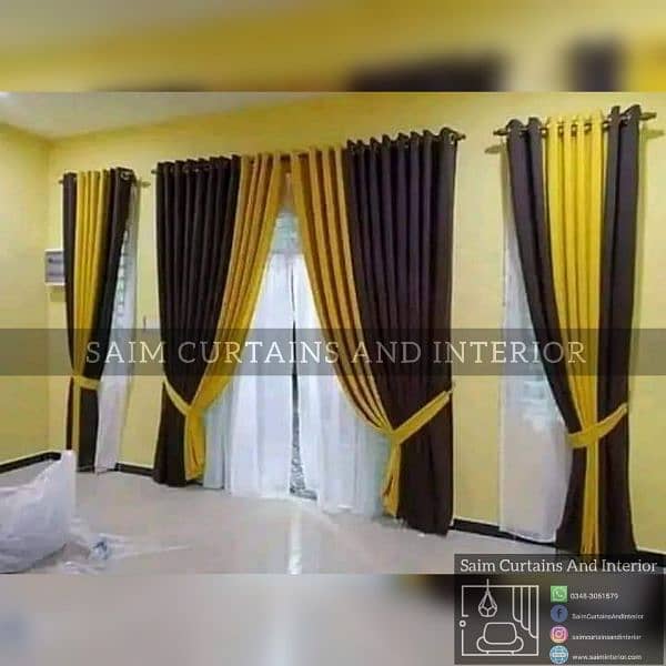 Fancy Design Malai Velvet Nd Net Curtains Setup 30% Off, Saim Interior 1