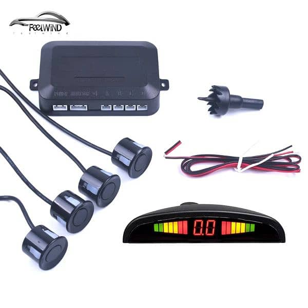 Parking Sensor Kit Buzzer 22mm 4 Reverse Backup Radar Audible Al 2