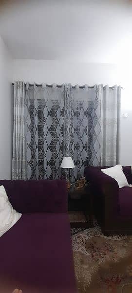 Sale on Gray Silk and Organza curtains - 4 Piece Curtains 3