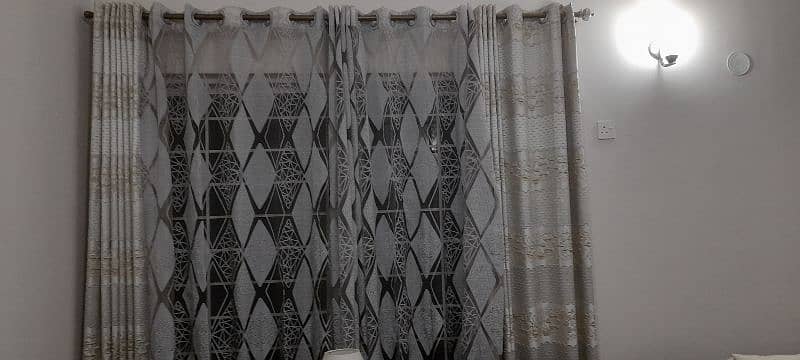 Sale on Gray Silk and Organza curtains - 4 Piece Curtains 5