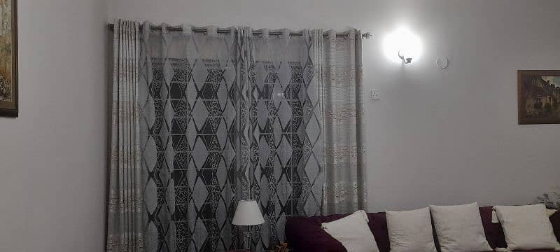 Sale on Gray Silk and Organza curtains - 4 Piece Curtains 6