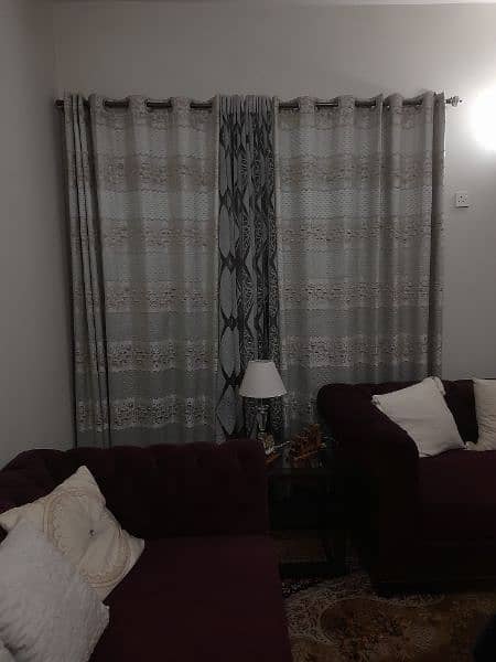 Sale on Gray Silk and Organza curtains - 4 Piece Curtains 8