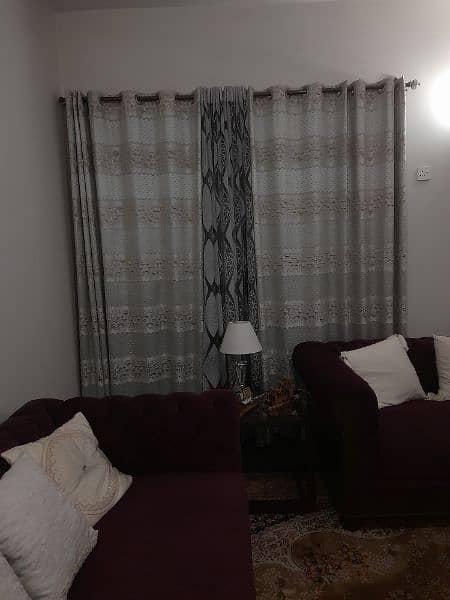 Sale on Gray Silk and Organza curtains - 4 Piece Curtains 9