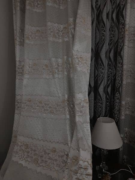 Sale on Gray Silk and Organza curtains - 4 Piece Curtains 11