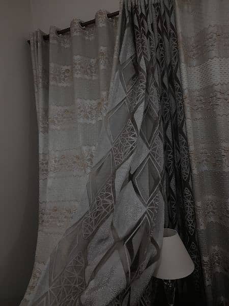 Sale on Gray Silk and Organza curtains - 4 Piece Curtains 13