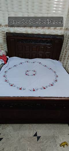 11 pieces hand made bed sheet and table set