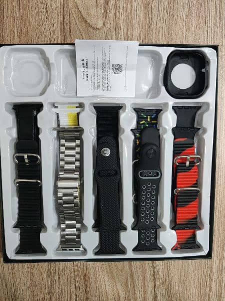 Ultra smart watch with 10 straps and aluminum case 12