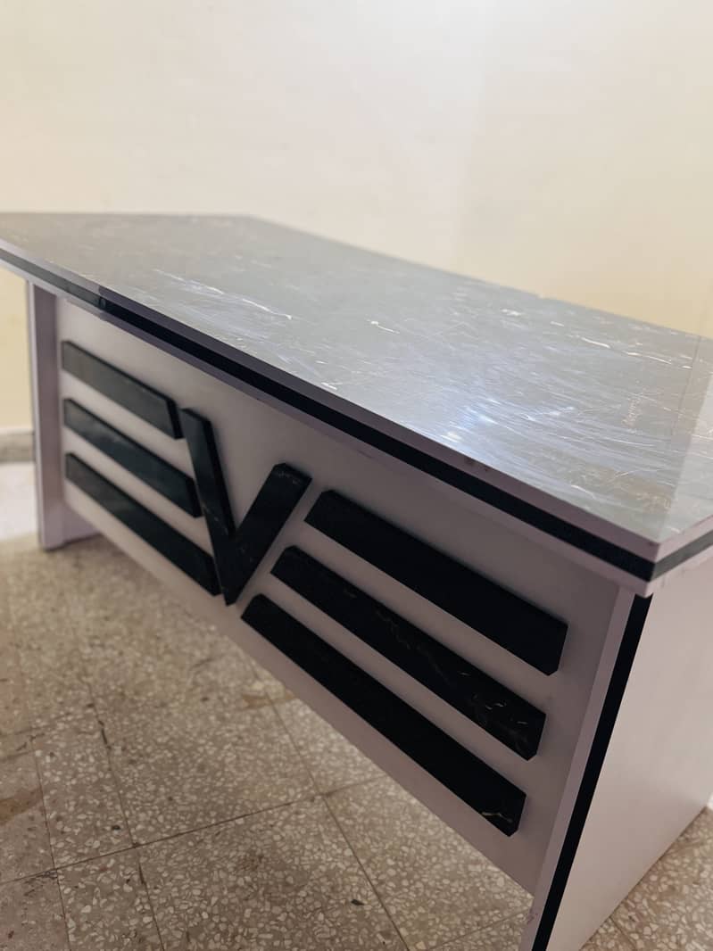 Office wooden marble table 12