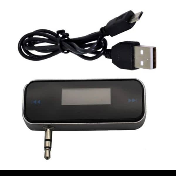 3.5mm FM Transmitter for Smartphone MP3 Player Audio Device 3
