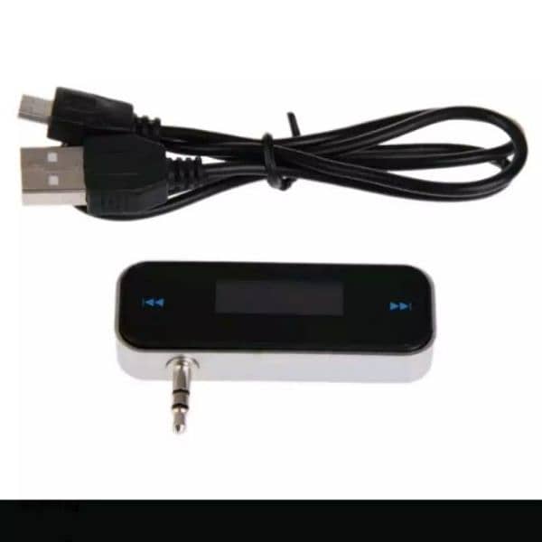 3.5mm FM Transmitter for Smartphone MP3 Player Audio Device 4