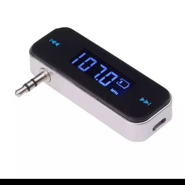 3.5mm FM Transmitter for Smartphone MP3 Player Audio Device 12