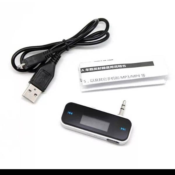 3.5mm FM Transmitter for Smartphone MP3 Player Audio Device 15