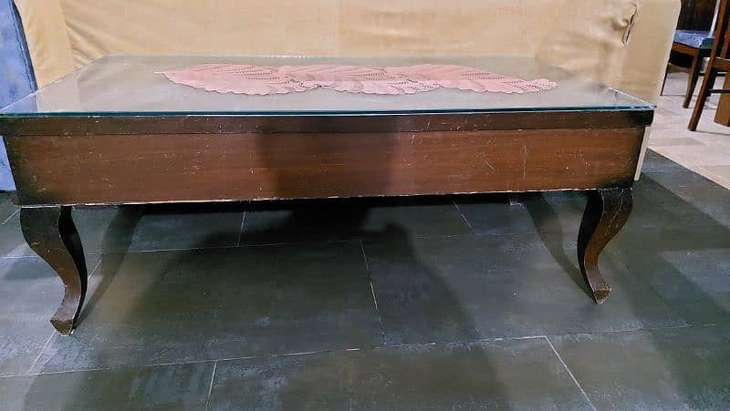 center table with glass top 2