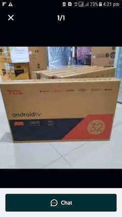 32 INCH - IPS LED TV 4K UHD TCL BOX PACK 3 YEAR WARNTY 03225848699