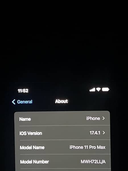 iPhone 11 Pro Max Midnight Green 256 Gb NON PTA E SIM TIME AVAILABLE 8