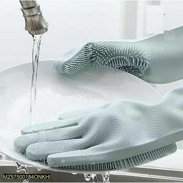 Rubber Magic Dishwashing Gloves 4