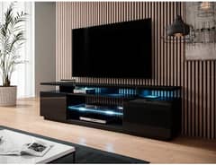 TV CONSOLE WITH LIGHT FOR UPTO 60 INCHES LED.