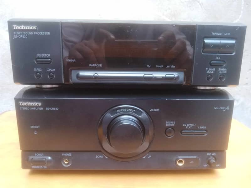 technics se-ch530 stereo amp new class A japan. with remot. 11
