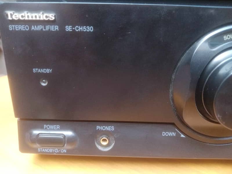 technics se-ch530 stereo amp new class A japan. with remot. 12