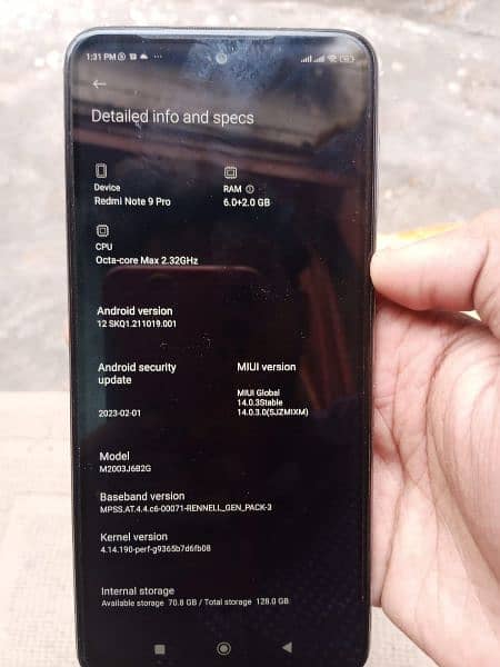 redmi note 9 pro box or mobile exchnge possibel 0307289137tow 2