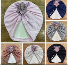 IMPORTED SUMMER BABY FANCY TURBAN CAPS