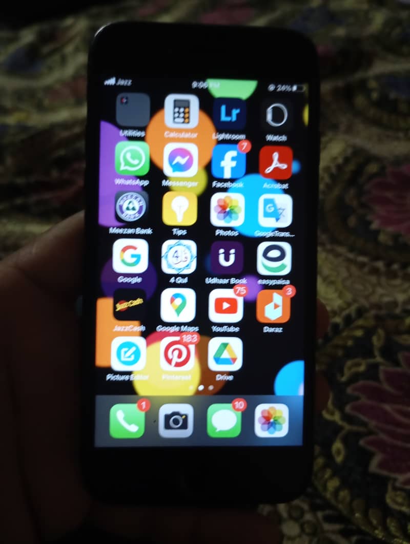 iphone 7 128 gb black mate panel change hai 0