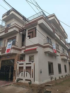 5.5 Marla Luxury Corner and triple story double unit brand new very beautiful hot location house for sale in Shadab Colony Main ferozepur road Lahore