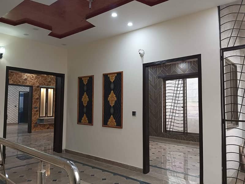 5.5 Marla Luxury Corner and triple story double unit brand new very beautiful hot location house for sale in Shadab Colony Main ferozepur road Lahore 8
