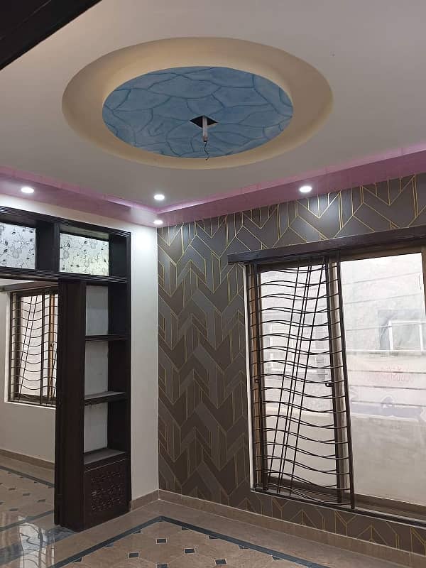 5.5 Marla Luxury Corner and triple story double unit brand new very beautiful hot location house for sale in Shadab Colony Main ferozepur road Lahore 10