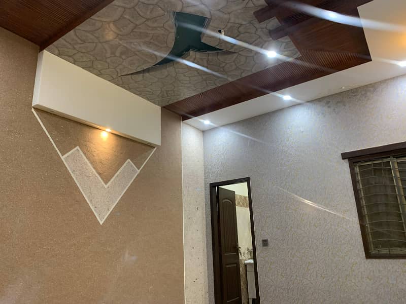 5.5 Marla Luxury Corner and triple story double unit brand new very beautiful hot location house for sale in Shadab Colony Main ferozepur road Lahore 21