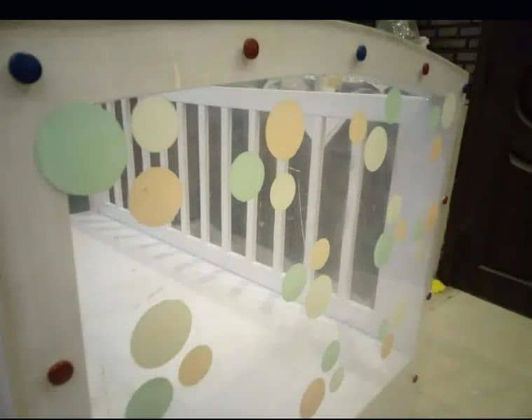 Imported Baby Cot Large size with mattress Babycot Crib 5