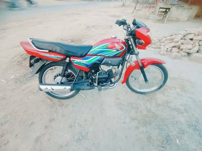honda Pridor100cc 2021 All Punjab Number 7