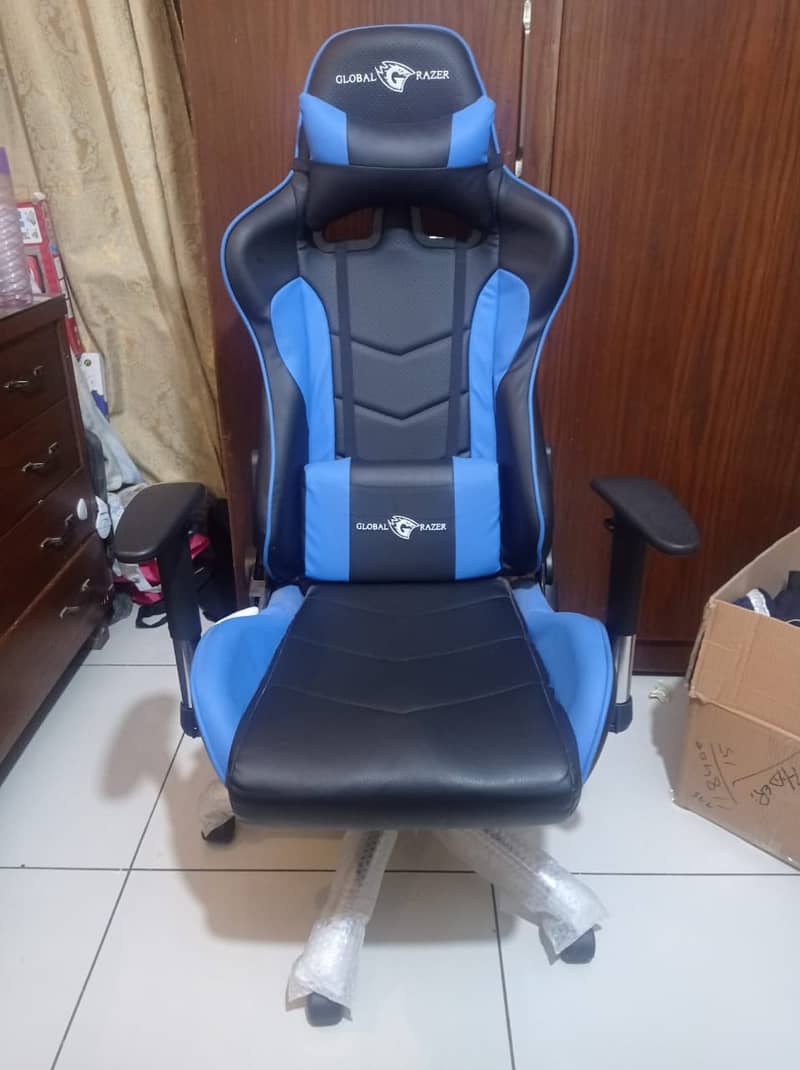 Blue and Black Color - Gaming Chair - Warranty till Feb 2026 1