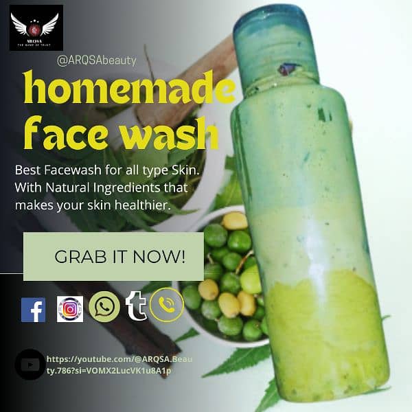 homemade facewash cleanser 7days guaranteed 0